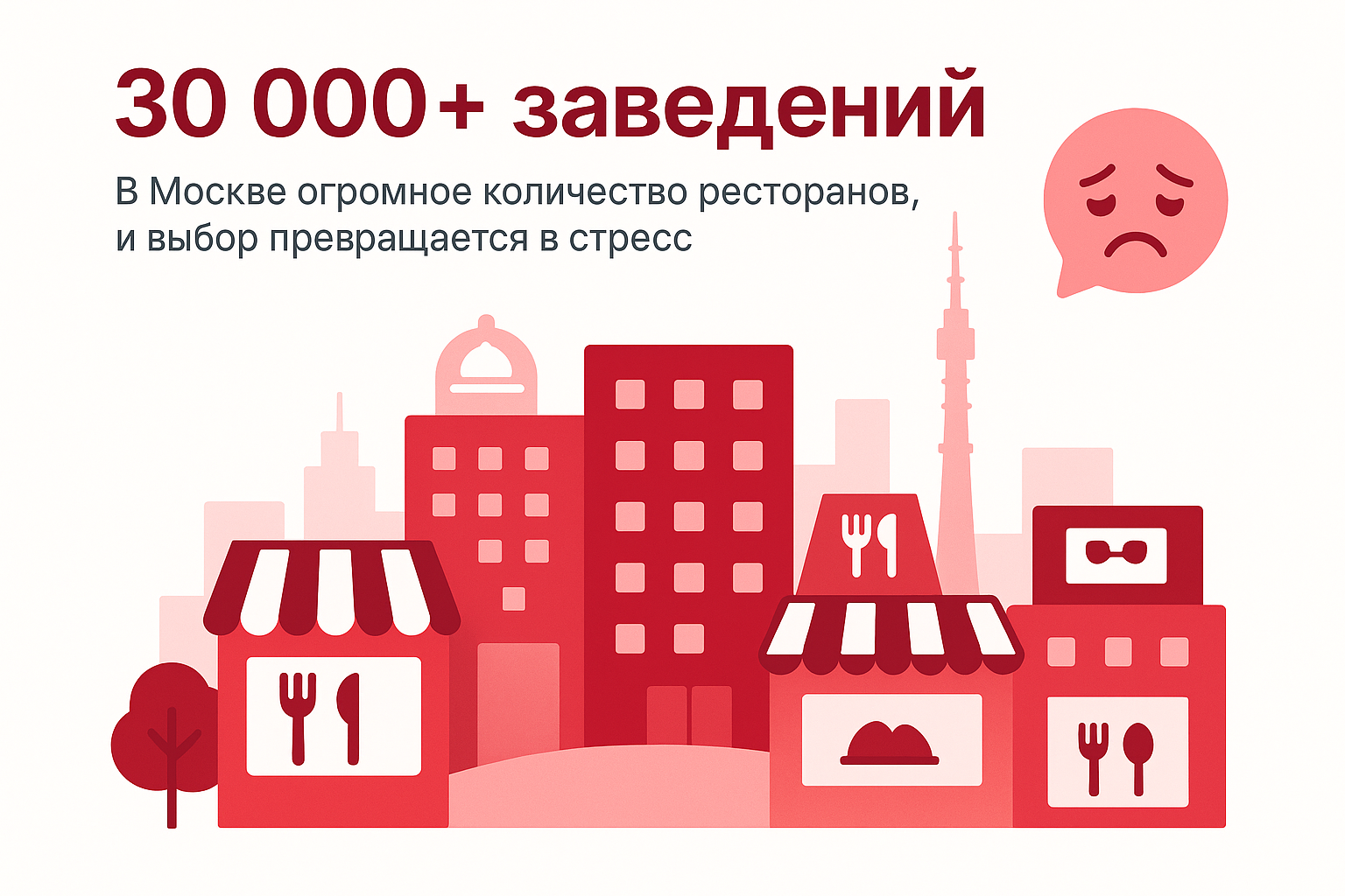 30 000+ заведений в Москве